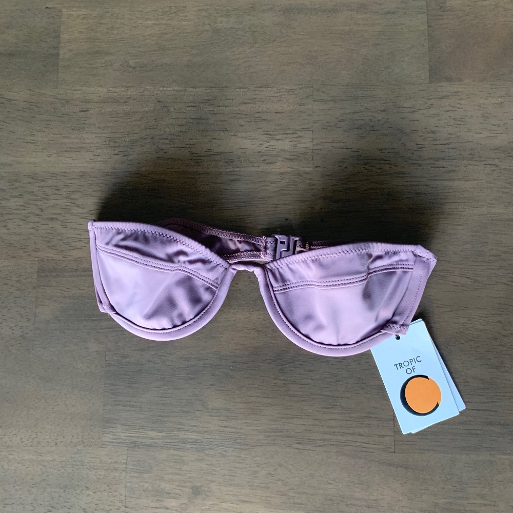 Tropic of C Mariel Top- NWT Rasin purple